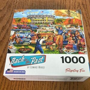 Rose Art Back to the Past Homecoming Football Game Puzzle 1000 piece w/ Poster